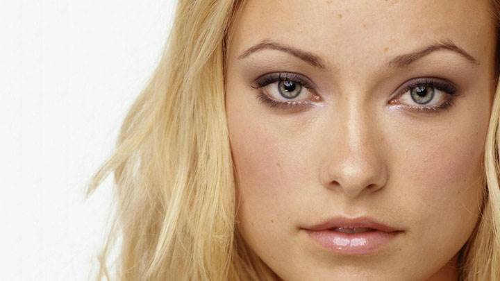Olivia Wilde Looking Front Cute Eyes And Wet Lips Face Closeup